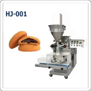Full automatic filled cookies encrusting and forming machine